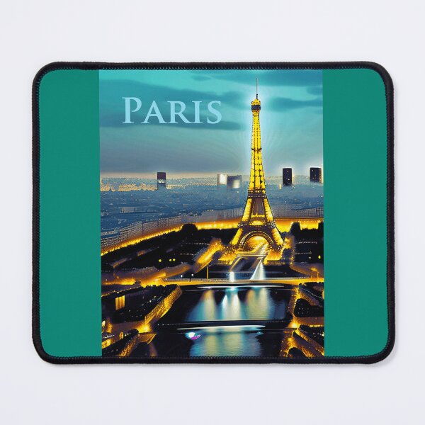 Item preview, Paris Under a Turquoise Blue Twilight Sky designed and sold by Marymarice.