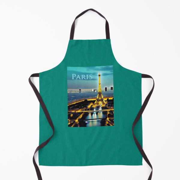 Item preview, Paris Under a Turquoise Blue Twilight Sky designed and sold by Marymarice.