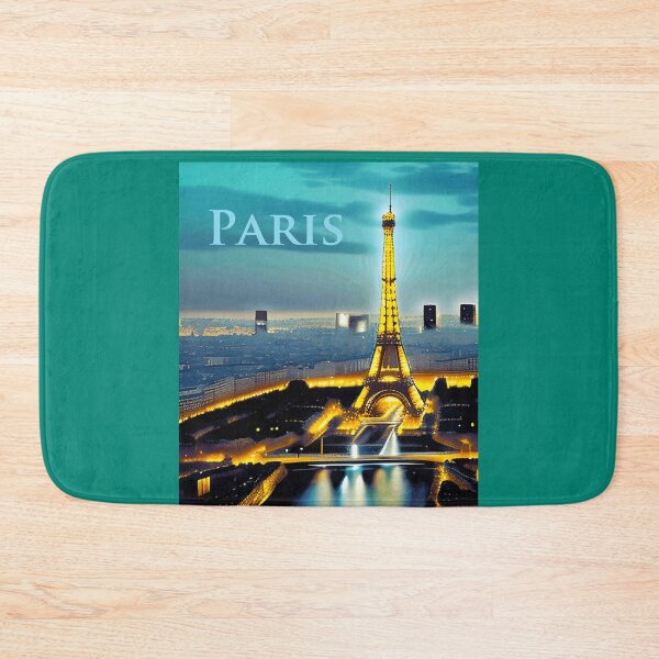 Item preview, Paris Under a Turquoise Blue Twilight Sky designed and sold by Marymarice.