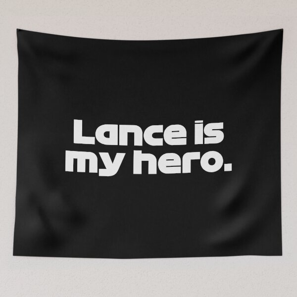 Item preview, Driver #14. Lance is my Hero | Best Team Radio Bahrain 2023 Season (White) designed and sold by FilipeFerreira.