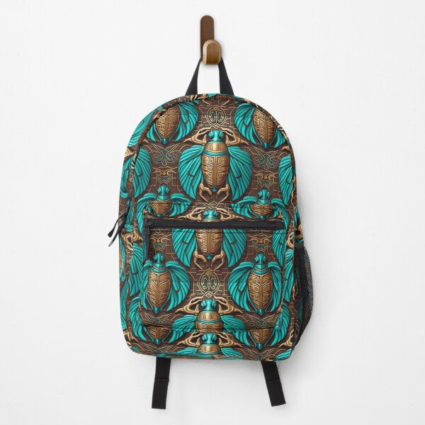 Item preview, Royal Egyptian Scarab Beetle Fabric Textile Pattern designed and sold by Alladin7.