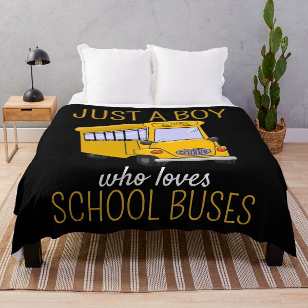 Item preview, Just a Boy Who Loves School Buses Cute School Bus Lover designed and sold by cimibaka25.