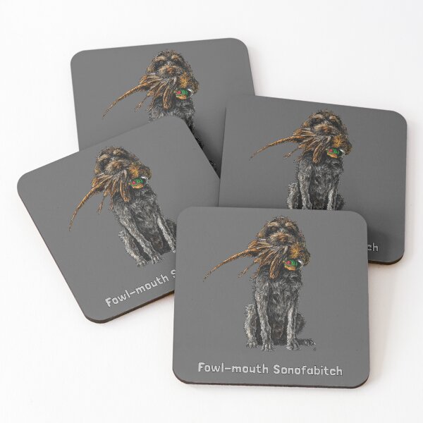 Item preview, Fowl-mouth Sonofabitch Deutsch Drahthaar designed and sold by David Burgess Art.