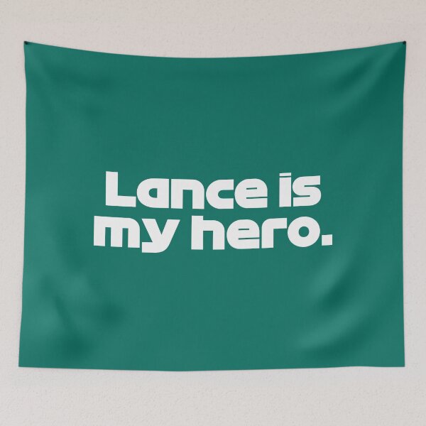 Item preview, Driver #14. Lance is my Hero | Best Team Radio Bahrain 2023 Season (Emerald Green BG) designed and sold by FilipeFerreira.