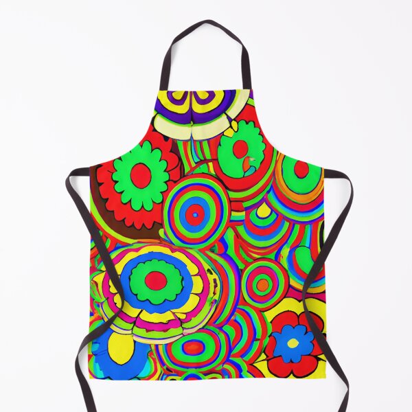 Item preview, Cartoon Colorful Flowers Hippy Pattern designed and sold by TastySpace.
