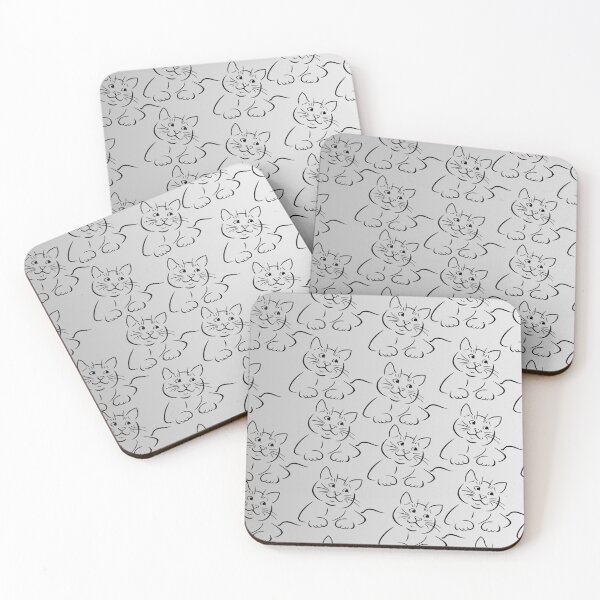 Item preview, Cats seamless design designed and sold by MPDesign84.