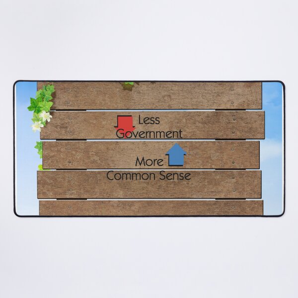 Item preview, Less Government, More Common Sense designed and sold by teepossible.