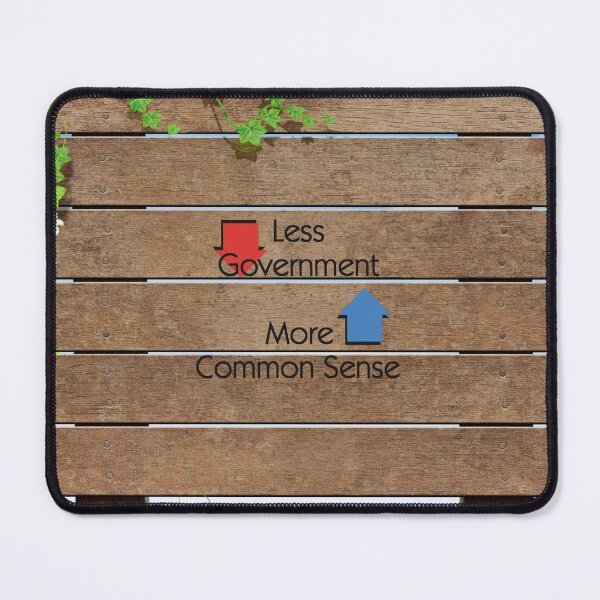 Item preview, Less Government, More Common Sense designed and sold by teepossible.