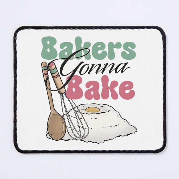 Item preview, Bakers Gonna Bake with Wooden Spoon and Whisk designed and sold by CreativeDraws42.