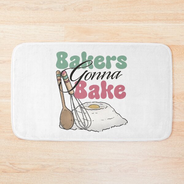 Item preview, Bakers Gonna Bake with Wooden Spoon and Whisk designed and sold by CreativeDraws42.