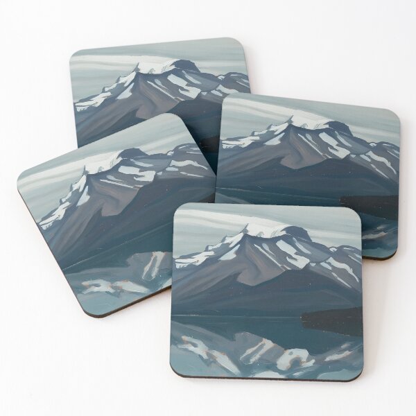 Item preview, Mount Unwin and Charlton - Maligne Lake, Jasper by Lawren Harris designed and sold by TheRedVineyard.