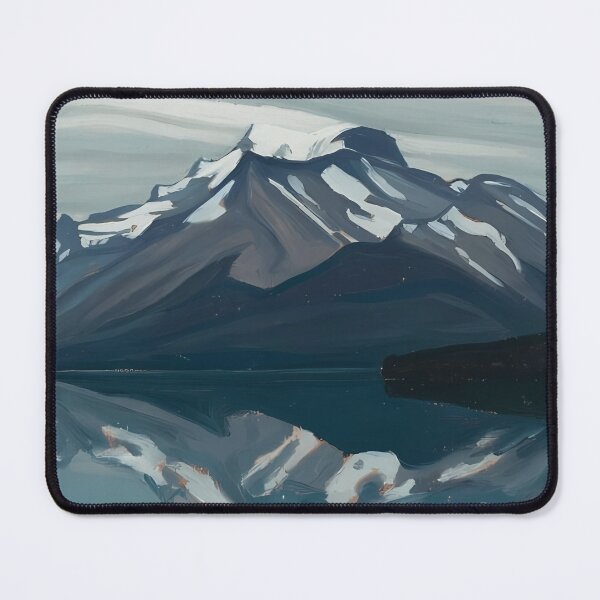 Item preview, Mount Unwin and Charlton - Maligne Lake, Jasper by Lawren Harris designed and sold by TheRedVineyard.
