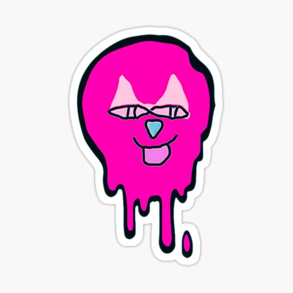 Tyler the Creator Drip Face Sticker - Sticker Mania