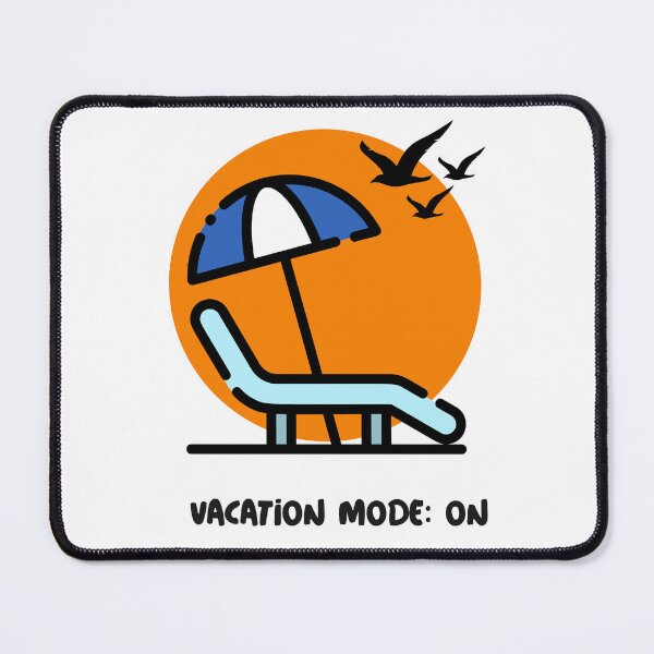Item preview, Vacation mode: ON designed and sold by Designsbyeliane.