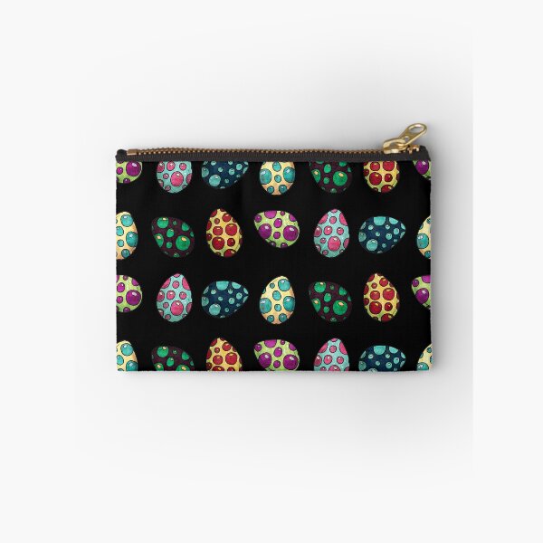 Item preview, Decorated eggs collection, Pop art easter eggs pattern on black designed and sold by NadiaChevrel.