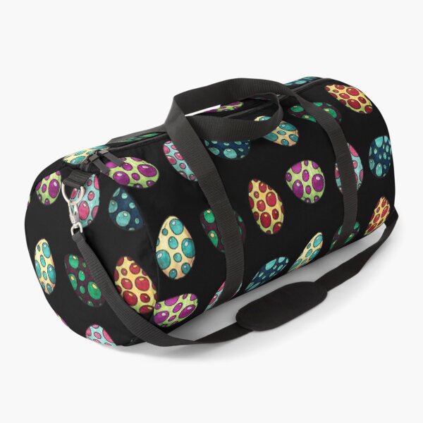 Item preview, Decorated eggs collection, Pop art easter eggs pattern on black designed and sold by NadiaChevrel.