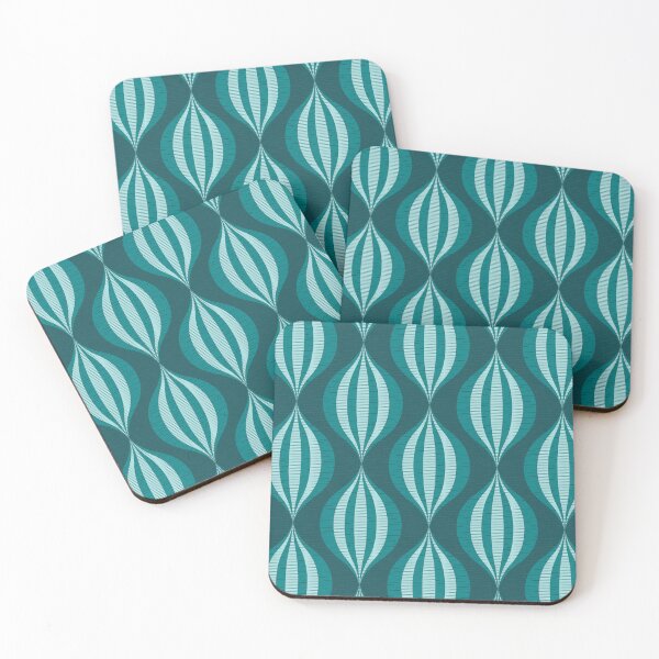 Item preview, Bold Twist // Teal designed and sold by The Wellington Boot.