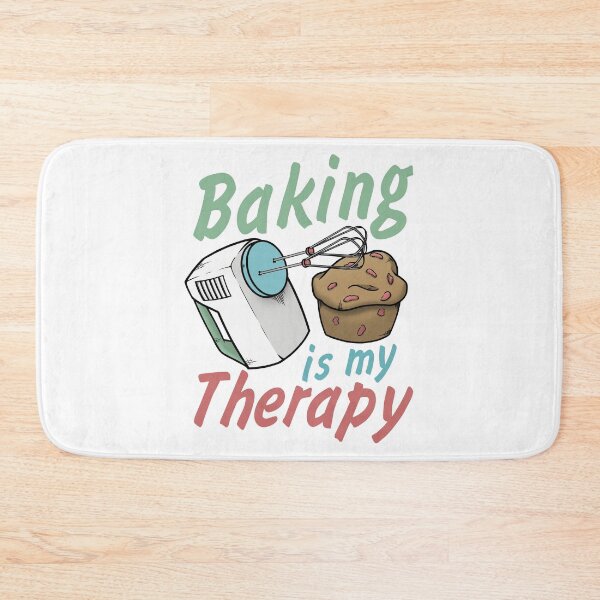 Item preview, Baking is My Therapy with Mixer and Muffin designed and sold by CreativeDraws42.