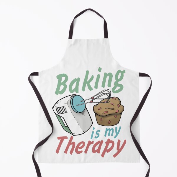 Item preview, Baking is My Therapy with Mixer and Muffin designed and sold by CreativeDraws42.