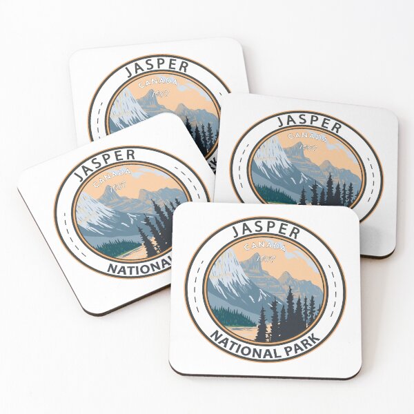 Item preview, Jasper National Park Canada Vintage Badge designed and sold by KrisSidDesigns.