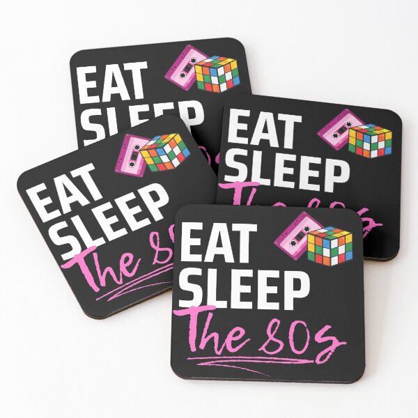 Item preview, Eat Sleep The 80s Retro Design   designed and sold by RetroDesignsNW.