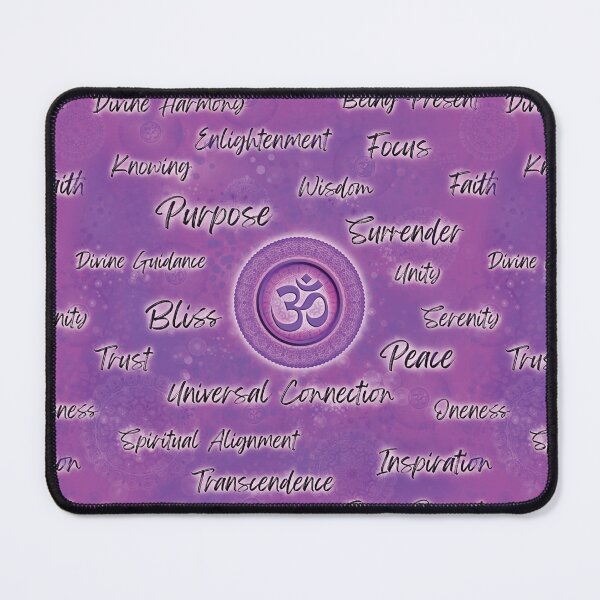 Item preview, Crown Chakra Inspirational Words designed and sold by Violet House Art.