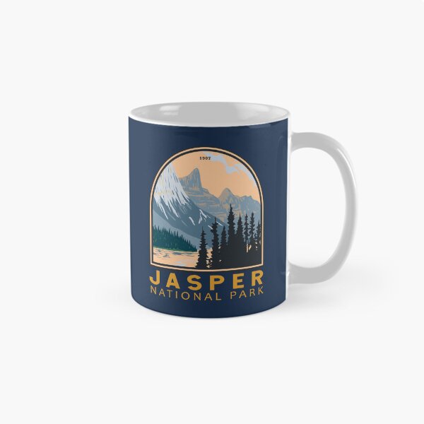 Item preview, Jasper National Park Canada Vintage Emblem designed and sold by KrisSidDesigns.