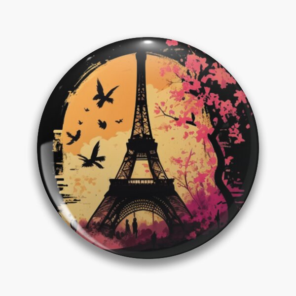 Artikelvorschau, Sonnenuntergang über Paris entworfen und verkauft von Ernest Petitjean Créations.