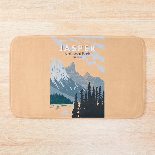 Artikelvorschau, Jaspis-Nationalpark-Kanada-Reise-Kunst-Weinlese entworfen und verkauft von KrisSidDesigns.