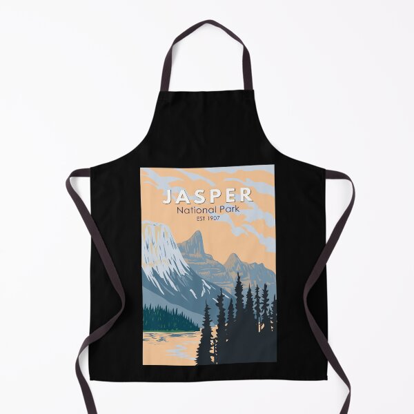 Item preview, Jasper National Park Canada Travel Art Vintage designed and sold by KrisSidDesigns.