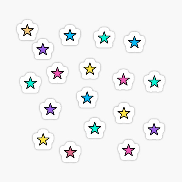 28977 GEL TINY STARS STICKER-12