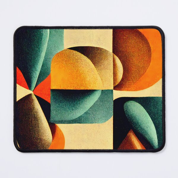 Item preview, Retro colors and shapes vintage colorful pattern designed and sold by HappyTrippy.