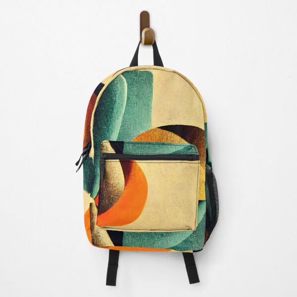 Item preview, Retro colors and shapes vintage colorful pattern designed and sold by HappyTrippy.