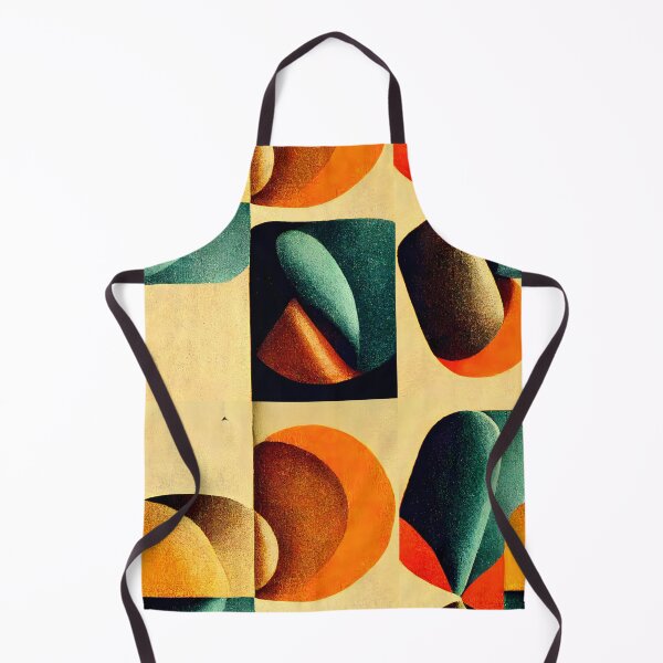 Item preview, Retro colors and shapes vintage colorful pattern designed and sold by HappyTrippy.