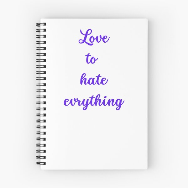 Item preview, love to hate evrything designed and sold by يا حبيبي ⭐⭐⭐⭐⭐.
