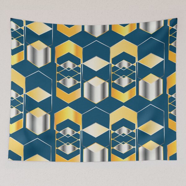 Item preview, stunting Gold silver mesh design  designed and sold by ZengoClub.