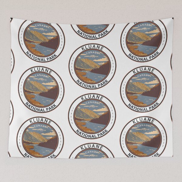 Item preview, Kluane National Park Canada Vintage Badge designed and sold by KrisSidDesigns.