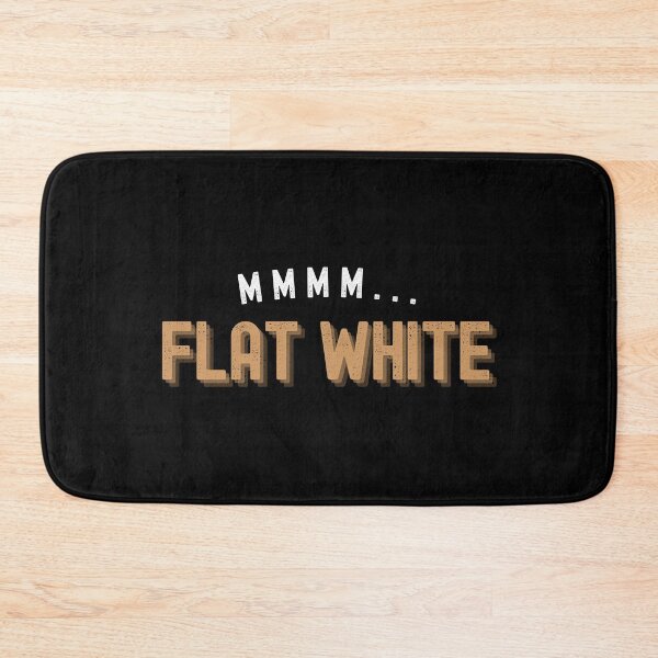 Item preview, Mmmm... flat white coffee | Tasty caffeine~ designed and sold by AllInCoffee.