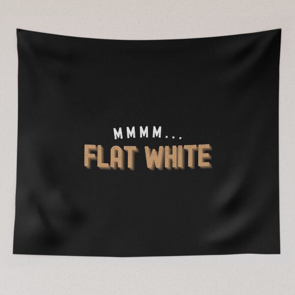 Item preview, Mmmm... flat white coffee | Tasty caffeine~ designed and sold by AllInCoffee.