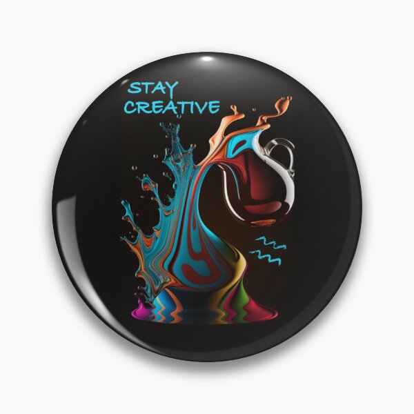 Item preview, Aquarius Stay Creative designed and sold by AdvancedApe.