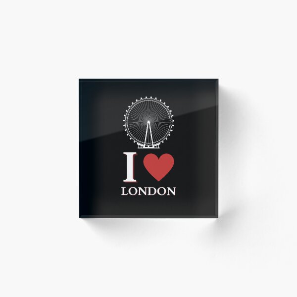 Aperçu de l'œuvre J'adore Londres créée et vendue par Samcreate.