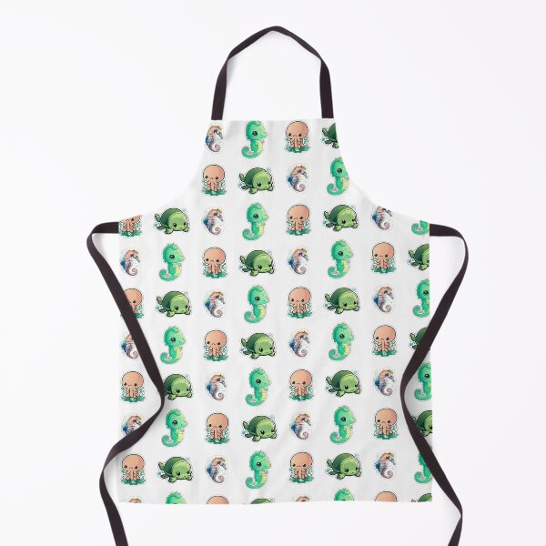 Item preview, 4 Cute Drawings of Sea Animals designed and sold by beluxe.