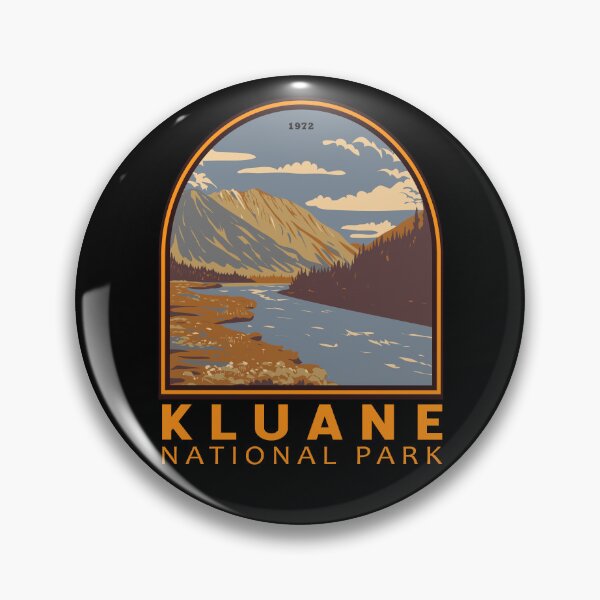 Item preview, Kluane National Park Canada Vintage Emblem designed and sold by KrisSidDesigns.