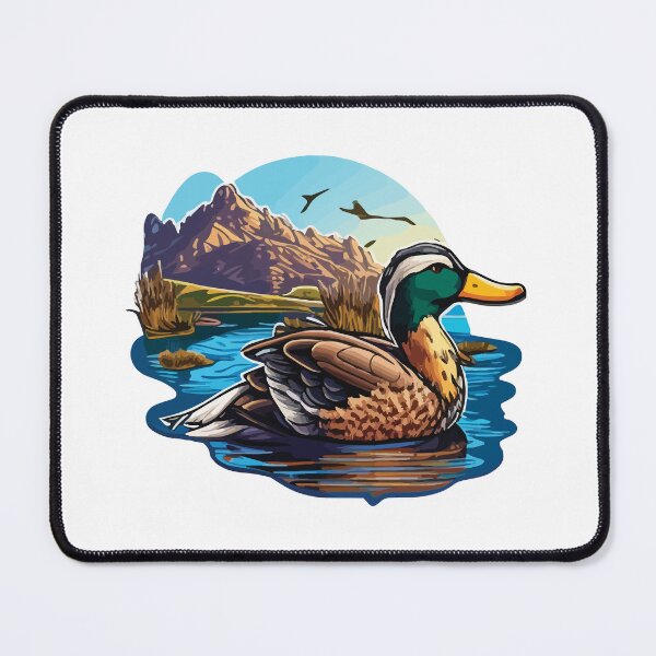 Item preview, Mallard Duck Enjoying a Mountain Lake designed and sold by Vector-nook.