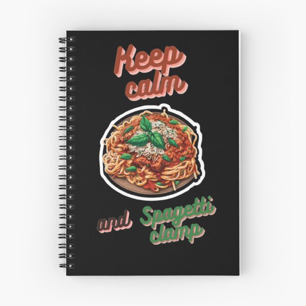 Aperçu de l'œuvre keep calm and spaghetti clamp créée et vendue par Ernest Petitjean Créations.