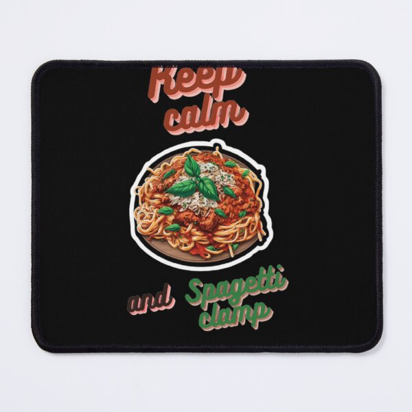 Item preview, keep calm and spaghetti clamp designed and sold by Ernest Petitjean Créations.