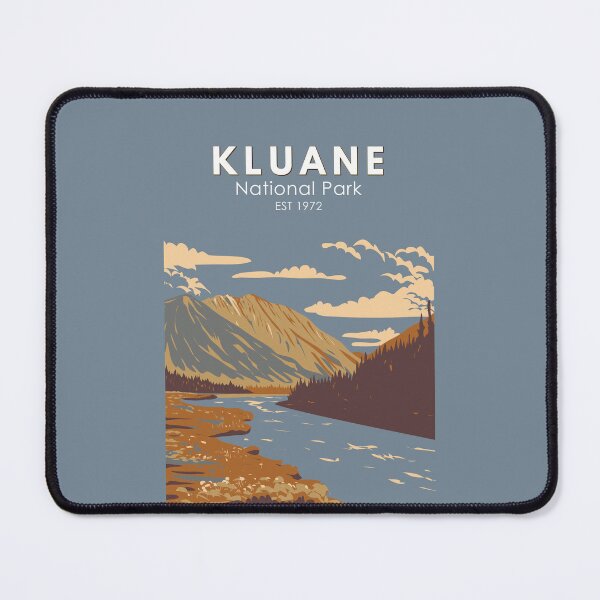 Item preview, Kluane National Park Still Brook Canada Travel Art Vintage designed and sold by KrisSidDesigns.