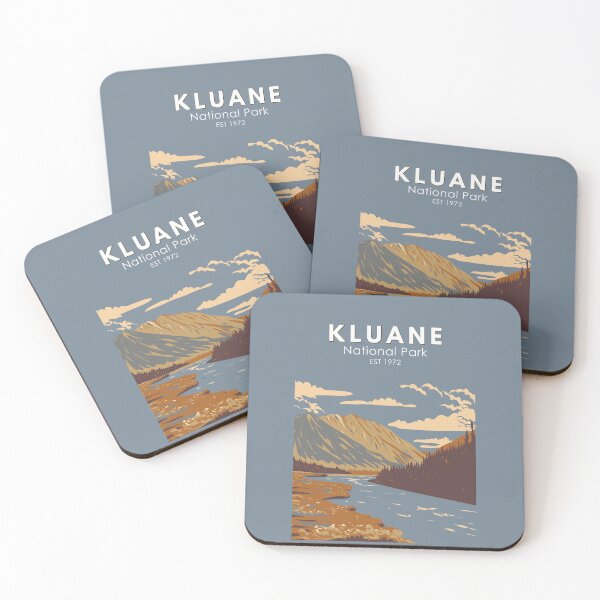 Item preview, Kluane National Park Still Brook Canada Travel Art Vintage designed and sold by KrisSidDesigns.