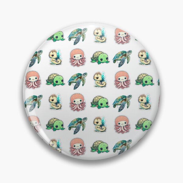 Item preview, 4 Cute Drawings of Sea Animals designed and sold by beluxe.