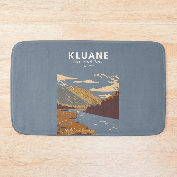 Item preview, Kluane National Park Still Brook Canada Travel Art Vintage designed and sold by KrisSidDesigns.